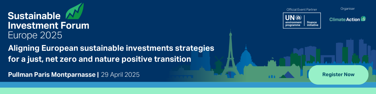Climate Action: Sustainable Investment Forum Europe 2025